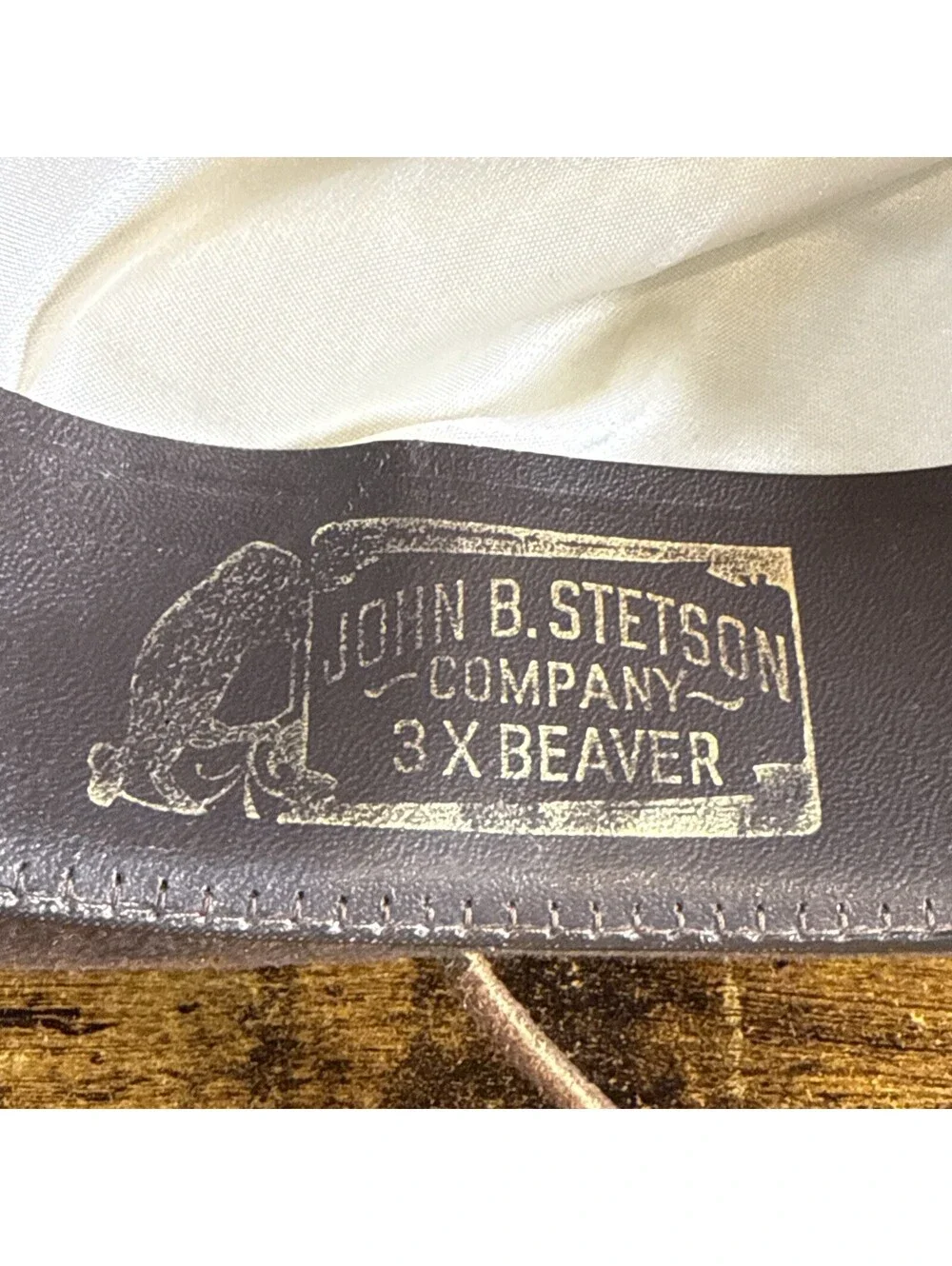 Vintage Stetson 3X Beaver Western Cowboy Hat Size 7 1978 Feather Band Brown EUC